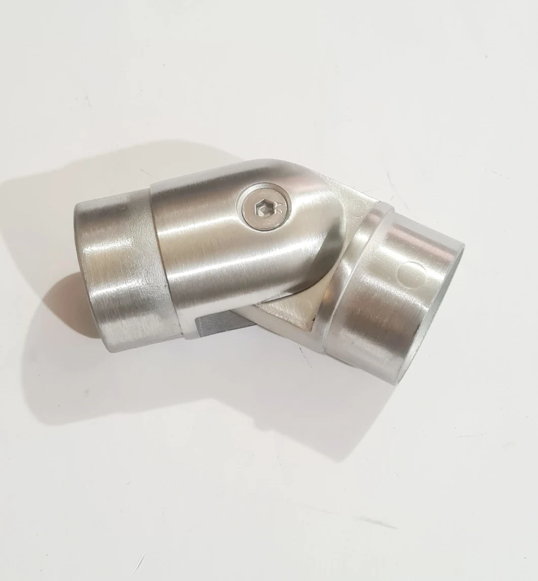 Stainless Steel 304 Stair Handrail Bracket Glass Railing Fitting for Round Tube