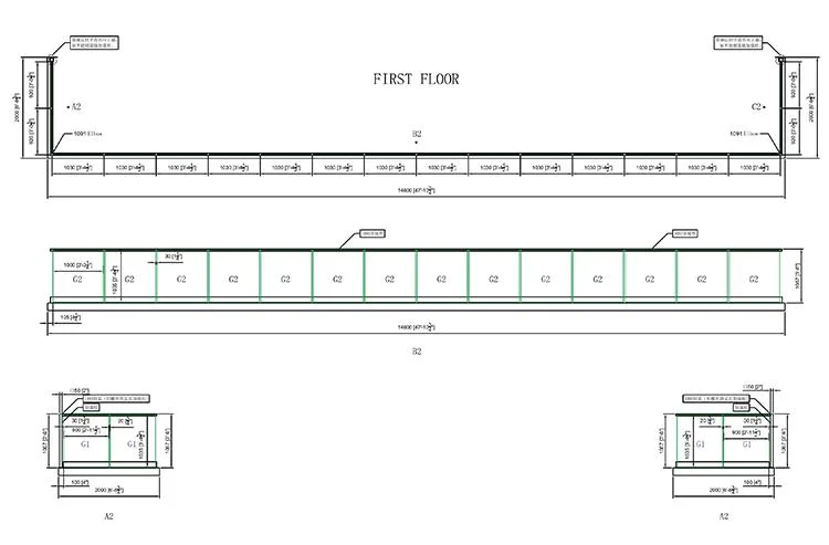 1versatile and Customizable Aluminum Fluted Glass Frameless Railings for Any Space