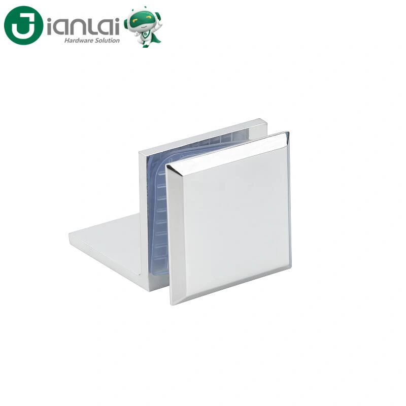 Shower Room Hardware Manufacturer 90 Degree Glass Connector Stainless Steel Glass Clip Wall to Glass Clamp