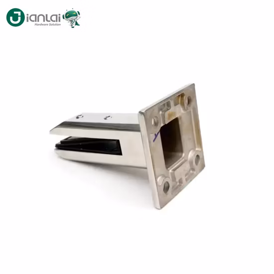 Guarnição de vidro para piscina de aço inoxidável 316 Encaixe para cerca de vidro sem moldura para piscina com torneira de vidro cromado Hardware